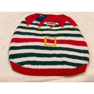 Old Navy Size Large Pet/ Dog Christmas Sweater‎ Elf NEW